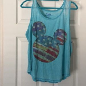 4th of July Mickey tank top